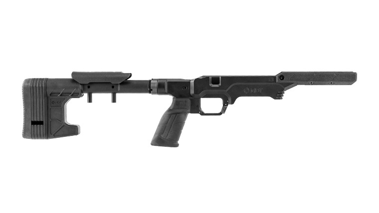 MDT LSS Gen3 Chassis System  - Tikka T3X SA - Right Hand - Cerakote Black - Worker Kit