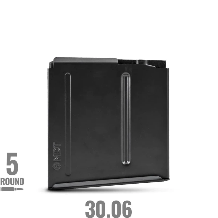 MDT Bolt Action External Box Magazines - AICS Compatible  - Metal Magazine - 3.715 - .30-06 - 5 RND