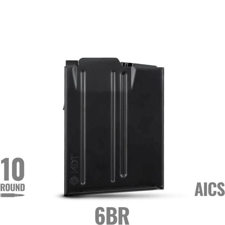 MDT AICS Compatible Metal Magazine - Short Action - 6BR- 10 Round