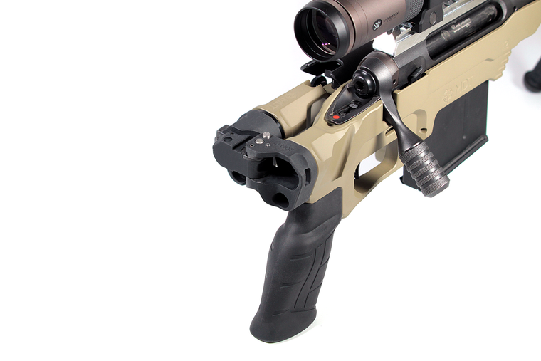 MDT Folding Buttstock Adapter  - 1-Way Locking Fixed to Carbine - Black