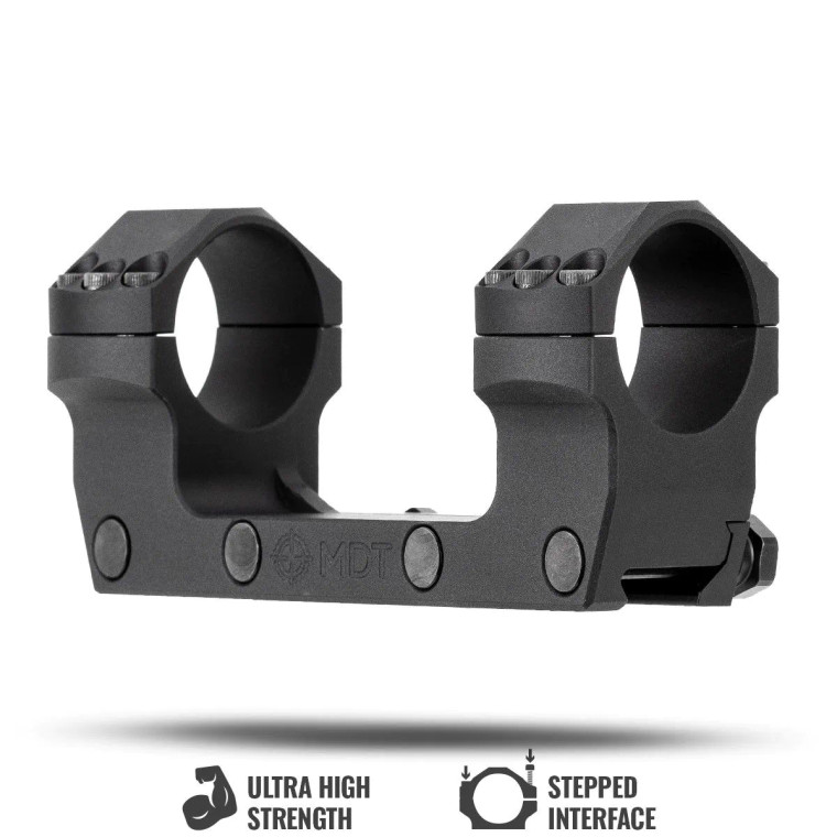 MDT Updated One Piece Picatinny Scope Mount 34mm Low (1.18in) Black