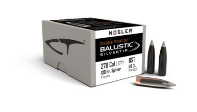 Nosler Ballistic Silvertip Projectiles .270 Cal (.277) 130gr 50 ...
