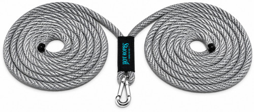 Gray7/16 Double Bow  Line with Center Snap