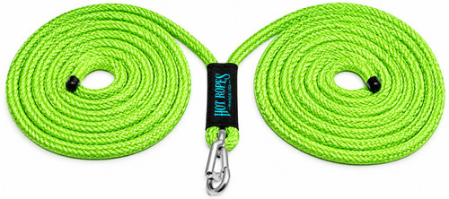 Lime 7/16 Double Bow  Line with Center Snap