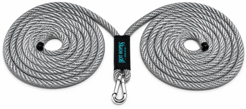 Gray 5/8" Center Snap Double Bow Line
