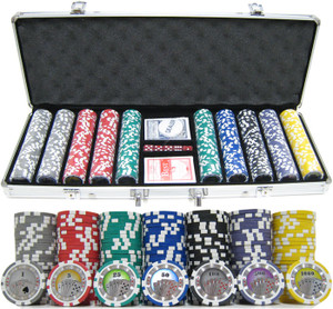 13.5g 500pc Casino Royale Clay Poker Chip Set 13.5g 500pc Casino Royale Clay Poker Chip Set
