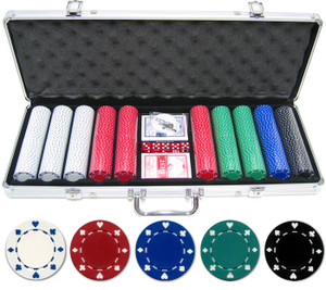 11.5g 500pc Suited Poker Chip Set 11.5g 500pc Suited Poker Chip Set