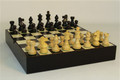 Black French Chessmen on Chest