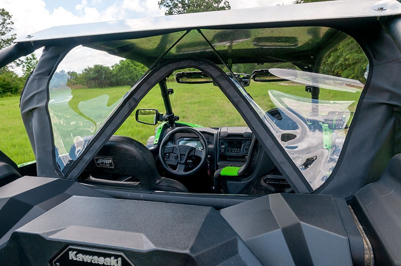 Kawasaki KRX Soft Rear Windshield - Seizmik 50-04029kit