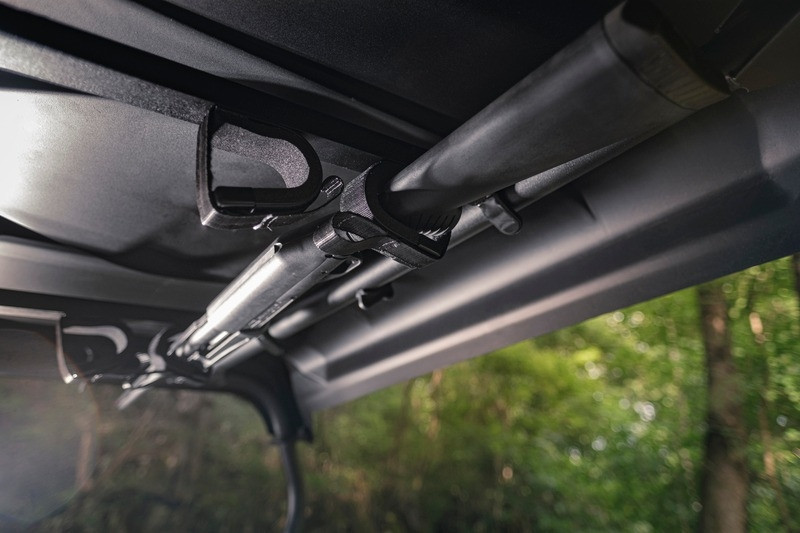 Kawasaki Mule/KRX/Teryx/Ridge Quick Draw Above Head Gun Rack by