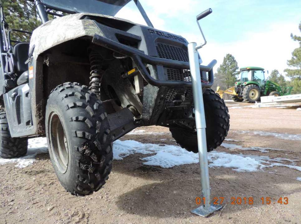 Kawasaki Teryx / Ridge / KRX / Mule Quick Lift UTV Jack Rack Mount