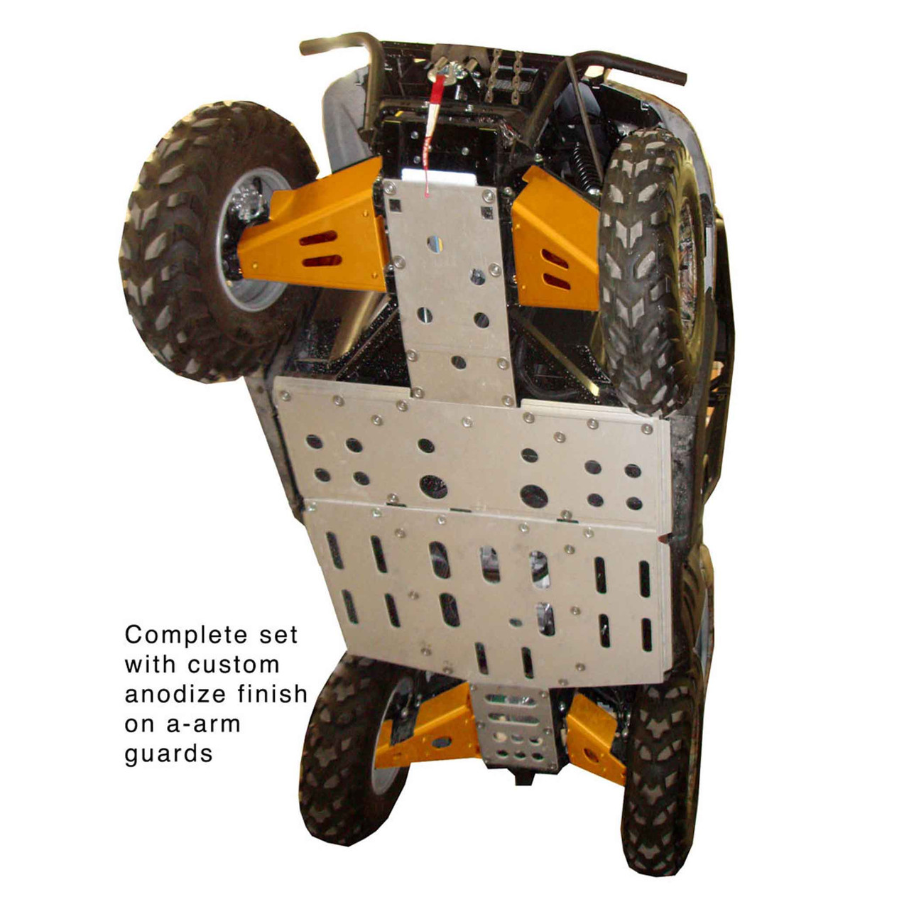Kawasaki Teryx 750 Complete Skid Plate Set by Ricochet - 7226F-X-EKO