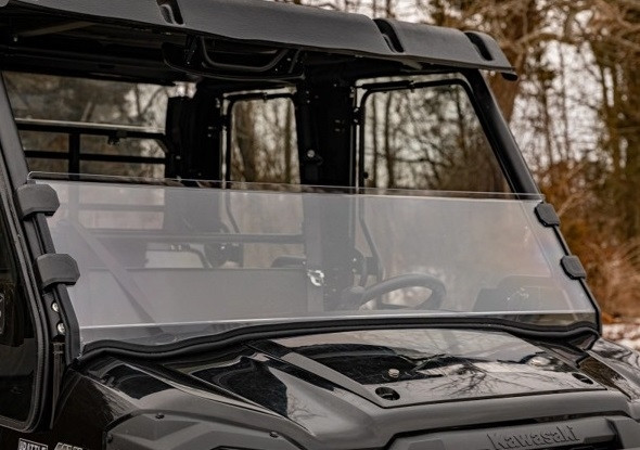Kawasaki Mule Pro Half Windshield by Super ATV HWS-K-M-FXT-001-75-EKO
