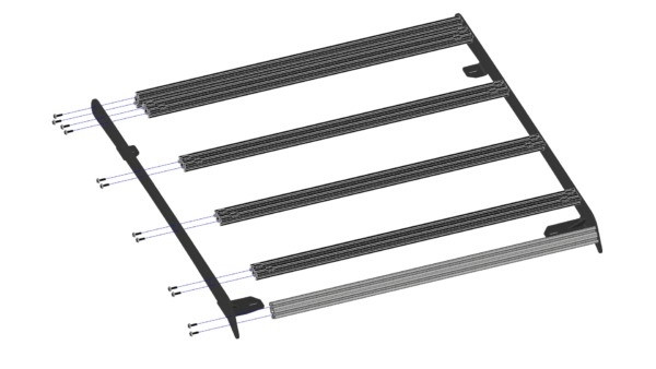 Kawasaki Teryx KRX (Plastic Roof) Roof Rack by Prinsu 71799-XX