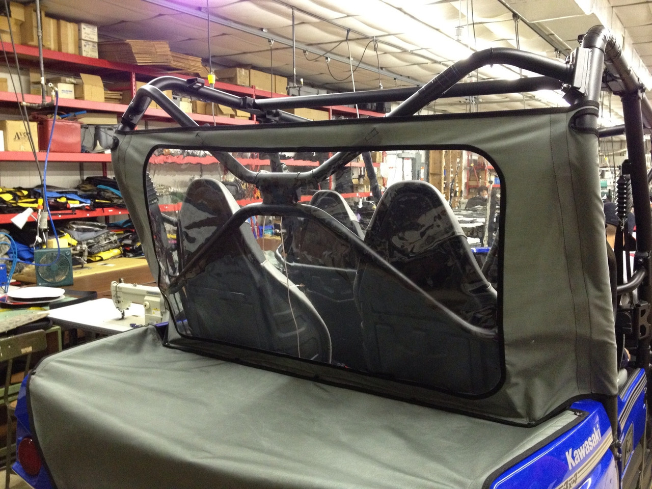 Kawasaki Teryx 4 Rear Windjammer by Greene Mountain KT4RW