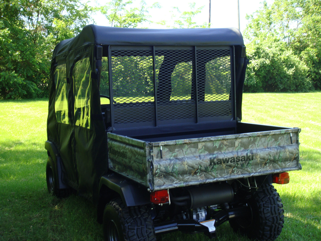 Kawasaki Mule 4010 Trans Full Cab Enclosure for Hard Windshield by