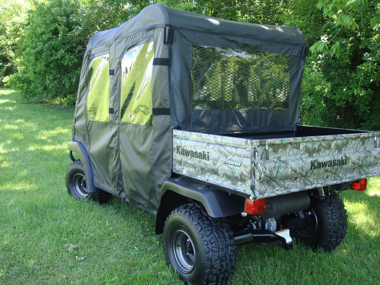 Kawasaki Mule 4010 Trans Full Cab Enclosure for Hard Windshield by