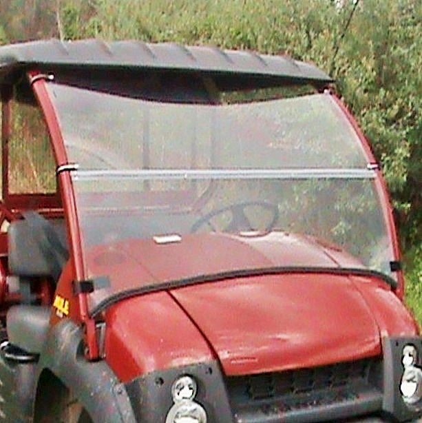 Kawasaki Mule 600 | 610 Flip Up Front Windshield by Dot Weld Off