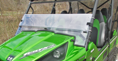 Kawasaki Teryx4 | Teryx 800 Folding Front Windshield by Dot Weld