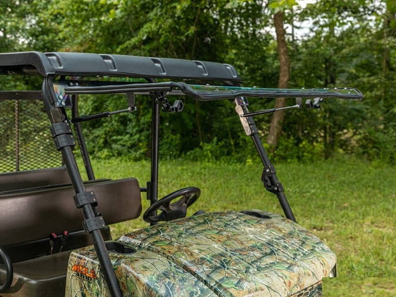 Kawasaki Mule 4000/4010 Scratch Resistant Flip Windshield by Super