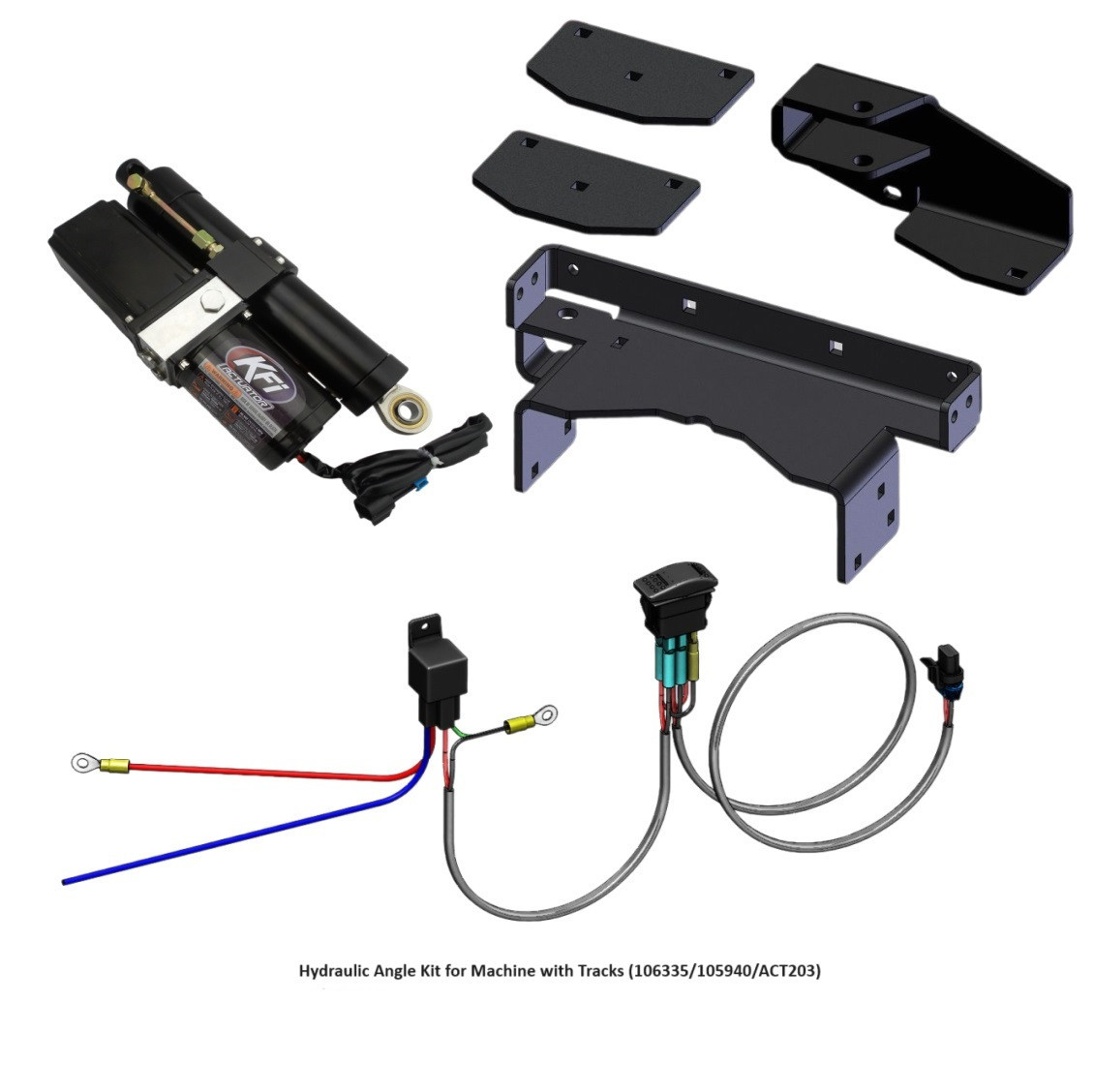 Kawasaki Mule Complete Snow Plow System by KFI Products