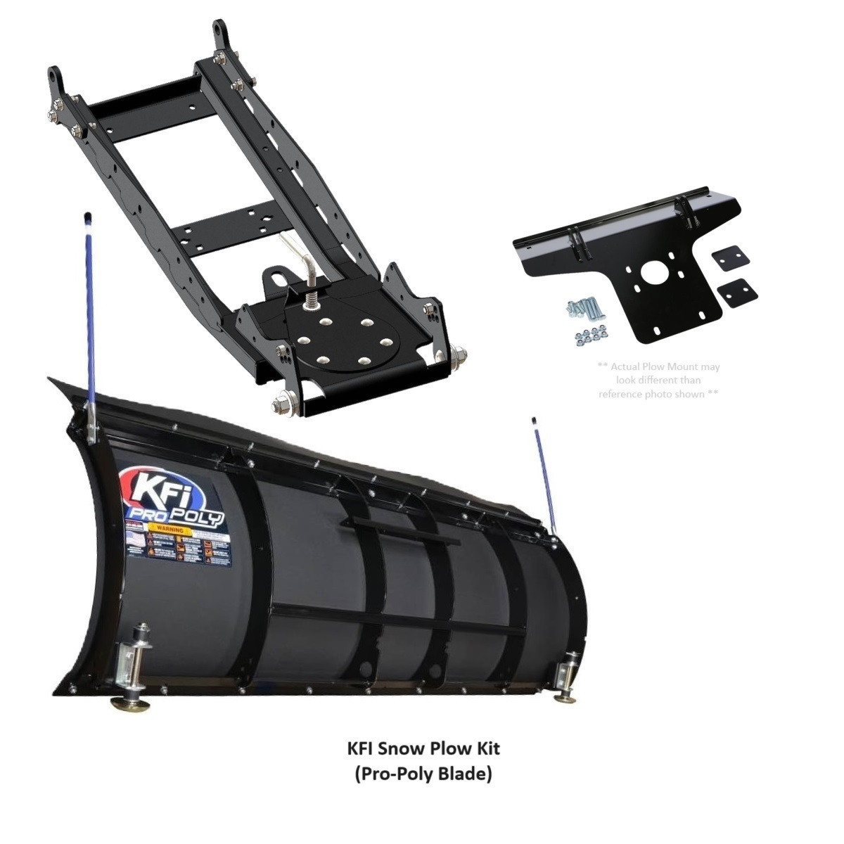 Kawasaki Mule Complete Snow Plow System by KFI Products