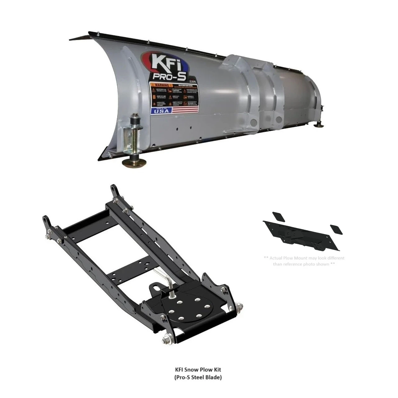 Kawasaki Mule Complete Snow Plow System by KFI Products
