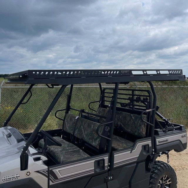 Kawasaki Mule Pro FXT/DXT Ultra Extended Top Overhangs Over Bed by