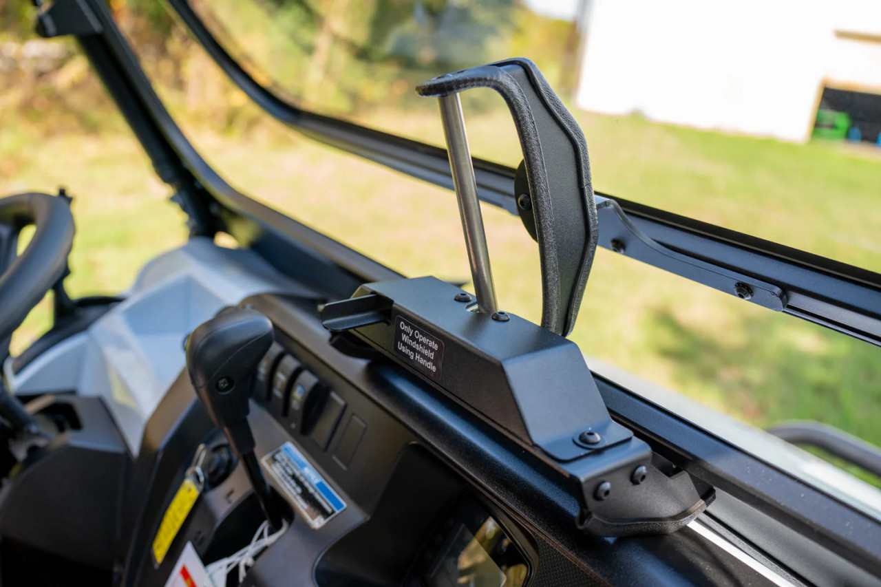 Kawasaki Mule Pro Fortress Tip Out Windshield by Ranch Armor ft-tp-wnd