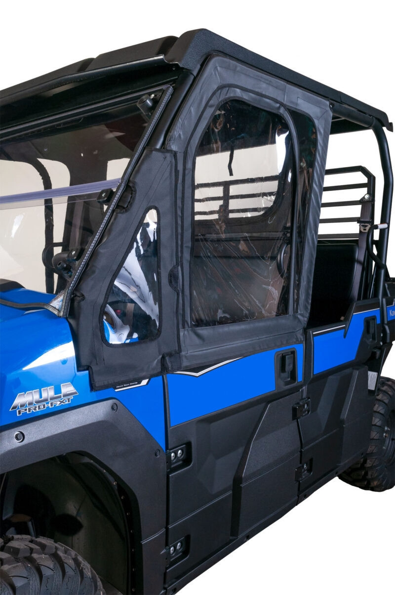 Kawasaki Mule Pro FX/FXT Framed 1/2 Upper Door Kit by Seizmik - 52