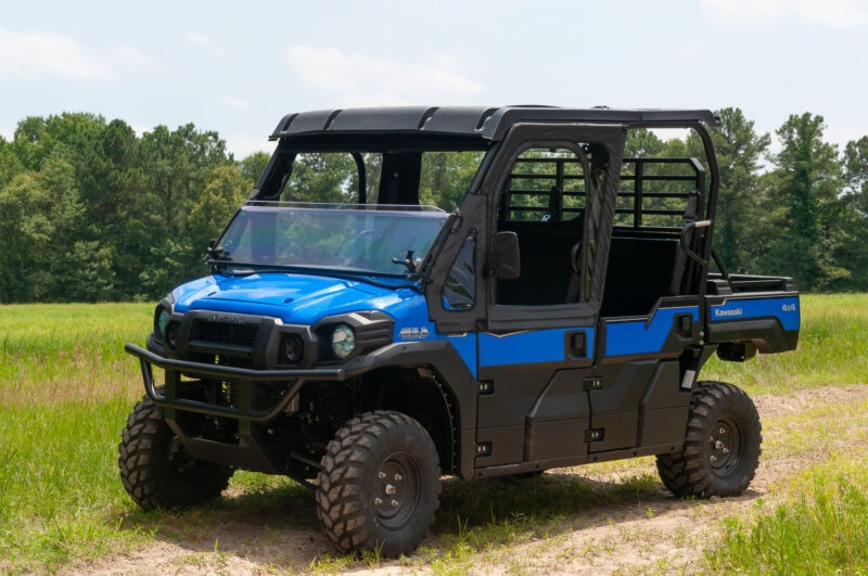 Kawasaki Mule Pro FX/FXT Framed 1/2 Upper Door Kit by Seizmik - 52