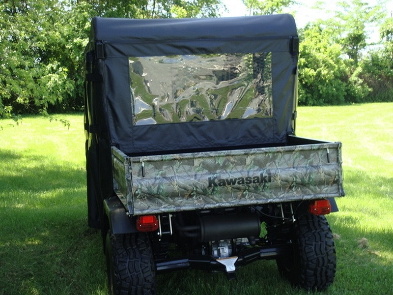 Kawasaki Mule SX Soft Door/Rear Window Combo by 3 Star Industries