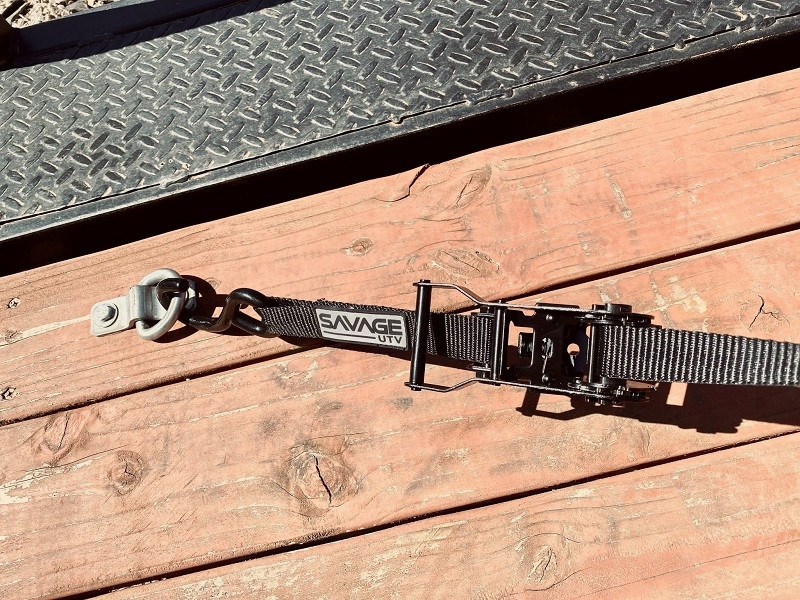 Kawasaki Mule / Teryx Ratchet Tie Down Straps by Savage UTV