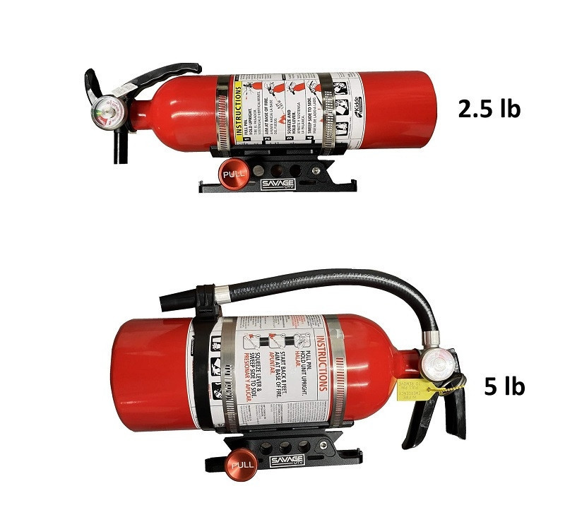 Kawasaki Mule / Teryx Mount & Extinguisher Set by Savage UTV