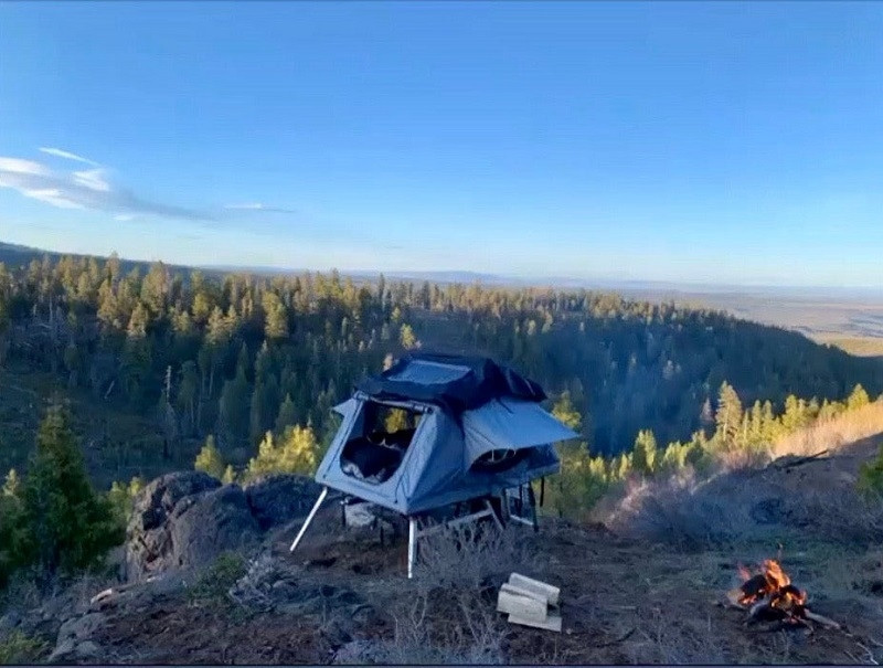 Kawasaki Mule / Teryx Hitch Tent Carrier by Hutch Tents