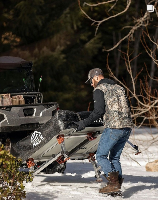 Kawasaki Mule / Teryx Hitch Tent Carrier by Hutch Tents