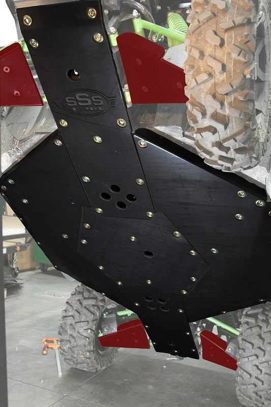 Kawasaki Teryx4 UHMW Skid Plate by SSS Offroad - KATRX4-SKDPL