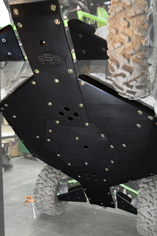 Kawasaki Teryx4 UHMW Skid Plate by SSS Offroad - KATRX4-SKDPL