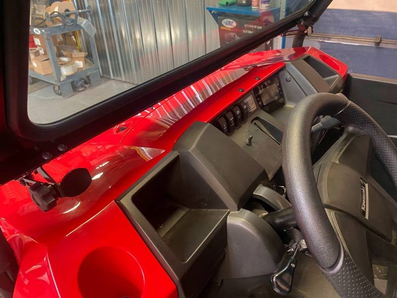 Kawasaki Mule PRO-MX Vented Glass Windshield by EMP - 14476-99994-1155