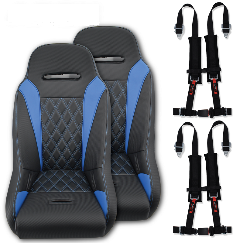 Kawasaki KRX Apex Suspension Seats (Harness Bundle) by Aces Racing