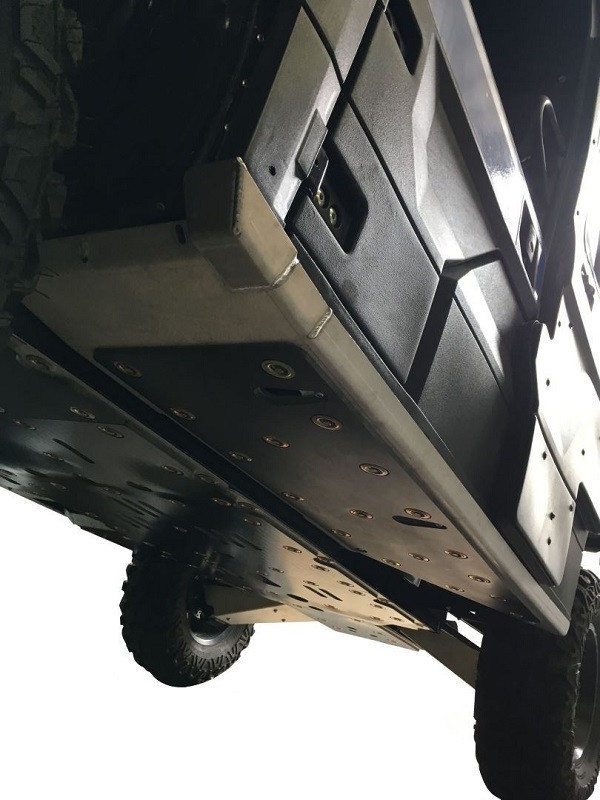 Kawasaki Mule Pro FX 10-Piece Complete Aluminum Or UHMW Skid Plate