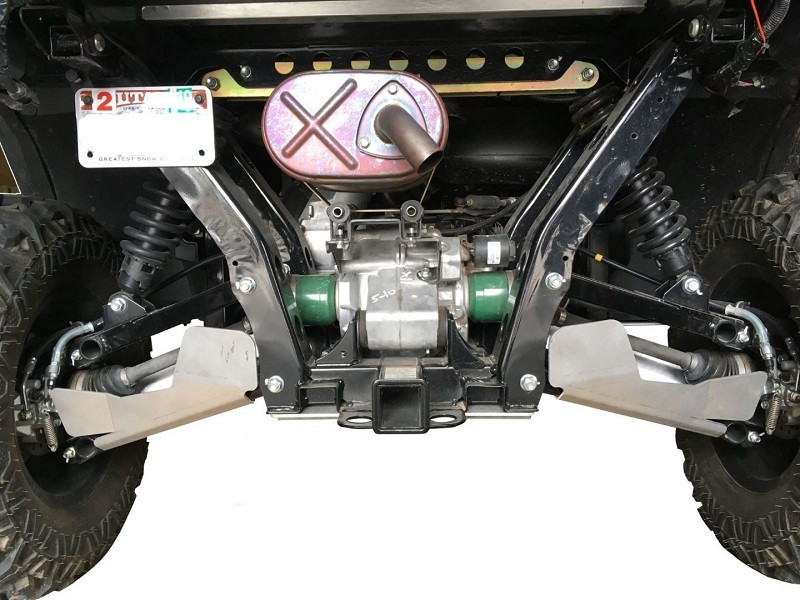 Kawasaki Mule Pro FX 10-Piece Complete Aluminum Or UHMW Skid Plate