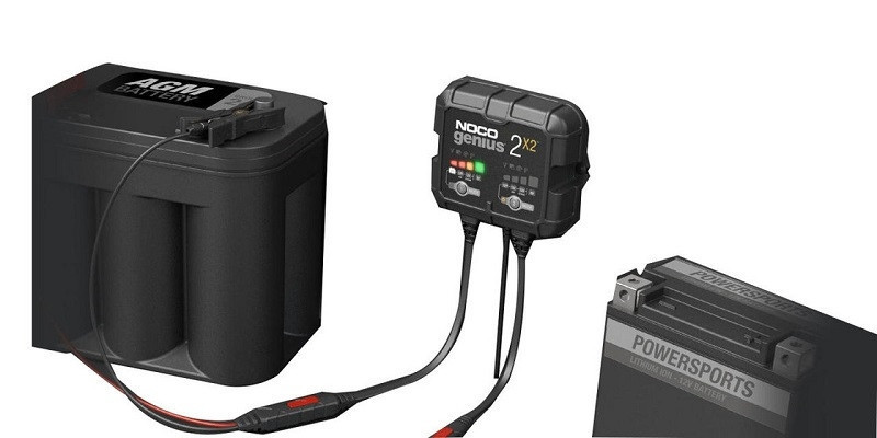 Kawasaki Mule / Teryx 2x2 6V/12V 2-Bank 4-Amp Smart Battery