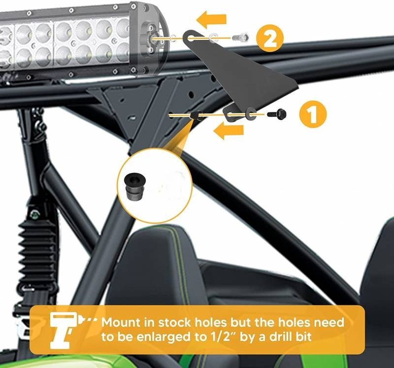 LEDべ−スライト　2セット Kawasaki KRX Dual Color 40