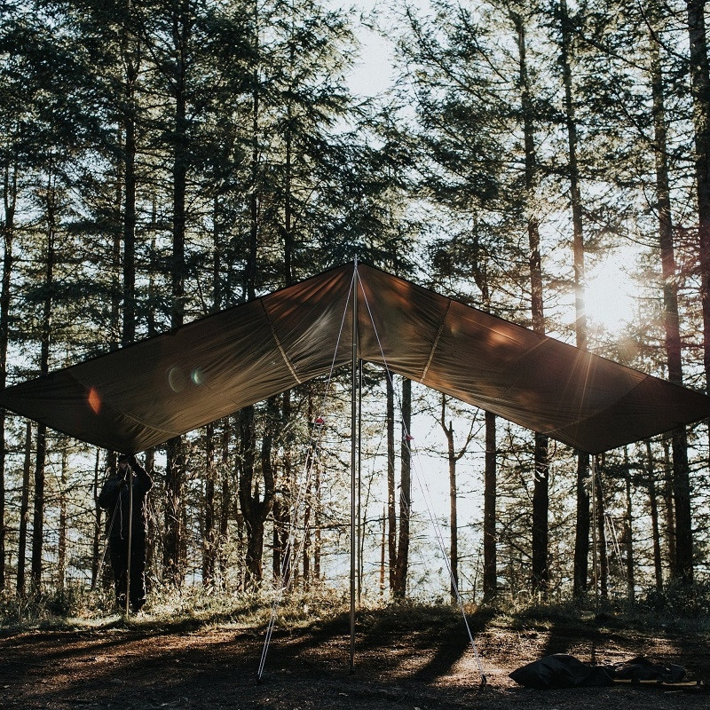 Kawasaki Mule / Ridge / Teryx Recta Tarp Black Set (L) by Kovea