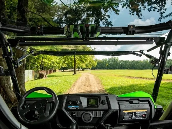 Kawasaki Teryx Max Drive Power Flip Windshield by SuperATV - PFWS