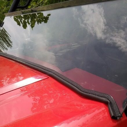 Kawasaki Mule Pro Half Front Windshield by Dot Weld - DOT-KMPFX-H