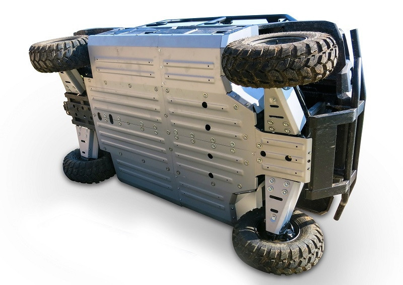 Kawasaki Mule PRO DX/DXT/FX/FXT Alloy Central Skid Plate by Rival
