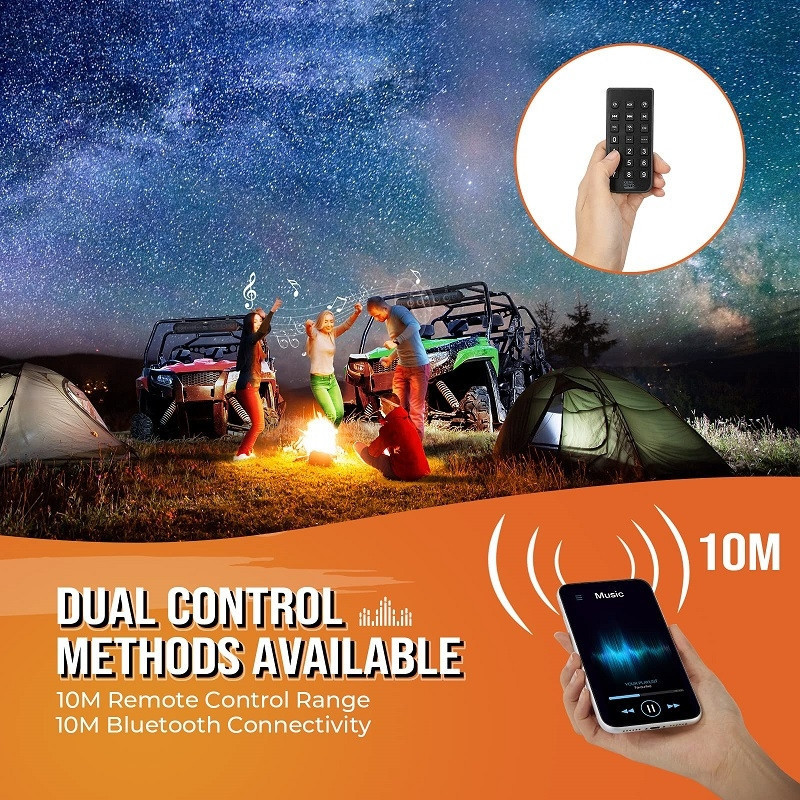 Kawasaki Teryx / KRX / Mule / Ridge 28" 6 Speaker Bluetooth Sound Bar