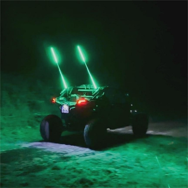 Kawasaki Mule/KRX/Teryx LED Whip Lights (5FT & RGB - 2Pcs) by